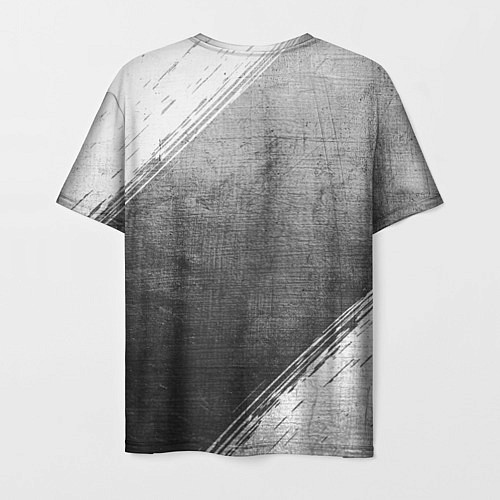 Мужская футболка Red Hot Chili Peppers - grey gradient / 3D-принт – фото 2