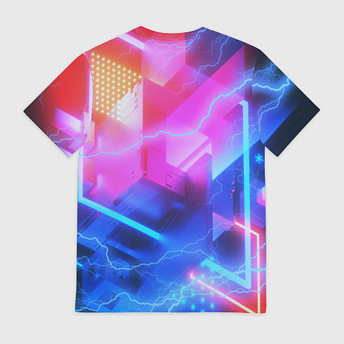 Мужская футболка Cyberpunk samurai storm / 3D-принт – фото 2