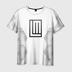 Футболка мужская Lindemann white poly, цвет: 3D-принт