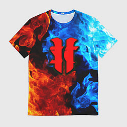 Мужская футболка Starcraft fire steel