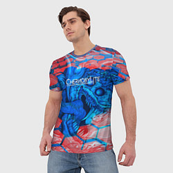 Футболка мужская Chernobylite monster, цвет: 3D-принт — фото 2