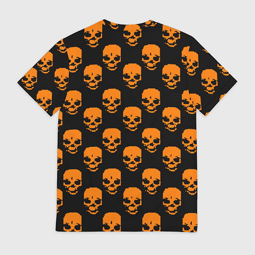 Мужская футболка Portal skull pattern / 3D-принт – фото 2