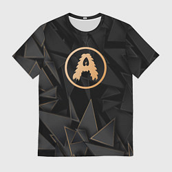 Футболка мужская Aerosmith golden poly, цвет: 3D-принт