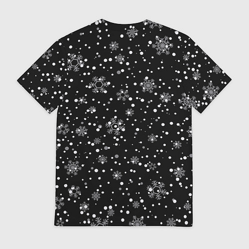 Мужская футболка Рождественский красный кардинал / 3D-принт – фото 2