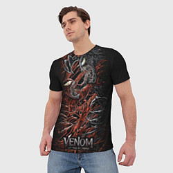 Футболка мужская Venom vs Carnage, цвет: 3D-принт — фото 2