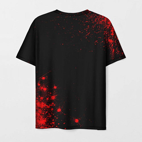 Мужская футболка Manchester City - red gradient вертикально / 3D-принт – фото 2