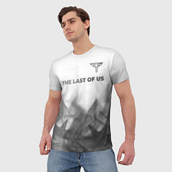 Футболка мужская The Last Of Us - white gradient посередине, цвет: 3D-принт — фото 2