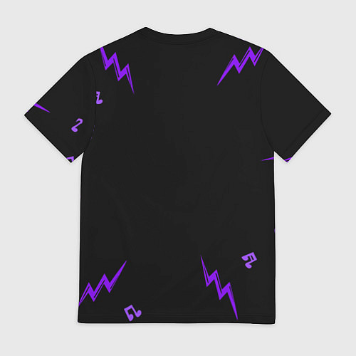 Мужская футболка Crystal Castles неоновый череп / 3D-принт – фото 2