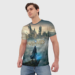 Футболка мужская Герой Hogwarts legacy, цвет: 3D-принт — фото 2