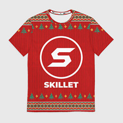 Футболка мужская Skillet new year, цвет: 3D-принт