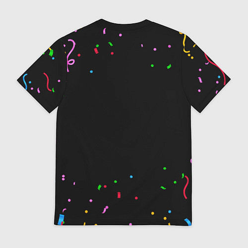Мужская футболка Evanescence конфети / 3D-принт – фото 2
