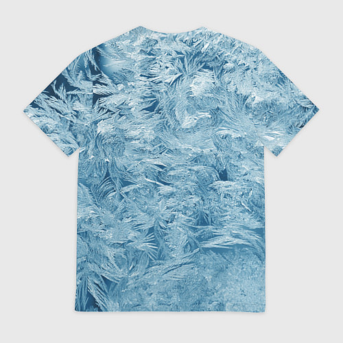 Мужская футболка Морозный узор / 3D-принт – фото 2