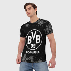 Футболка мужская Снежный Borussia, цвет: 3D-принт — фото 2