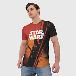 Футболка мужская Darth Vader - Star Wars, цвет: 3D-принт — фото 2