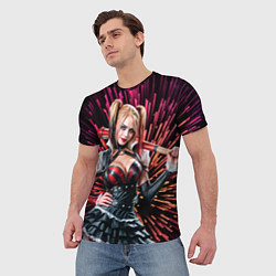 Футболка мужская Harley Quinn, цвет: 3D-принт — фото 2