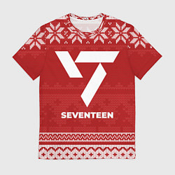 Футболка мужская Новогодний Seventeen, цвет: 3D-принт