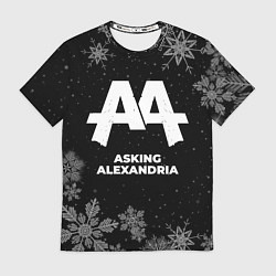 Футболка мужская Снежный Asking Alexandria, цвет: 3D-принт