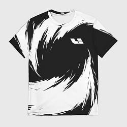 Мужская футболка Lixiang - белые штрихи