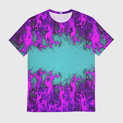 Мужская футболка Фиолетовое пламя