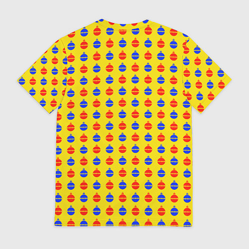 Мужская футболка Яркие шары / 3D-принт – фото 2