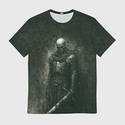 Футболка мужская Боевой скелет с мечом, цвет: 3D-принт