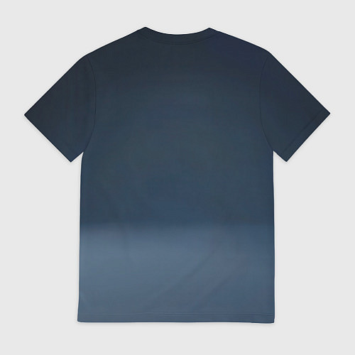 Мужская футболка Желтая новогодняя змейка / 3D-принт – фото 2