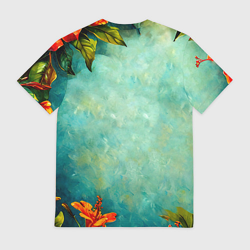 Мужская футболка Колибри в природе / 3D-принт – фото 2