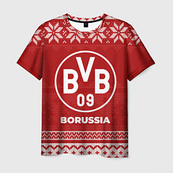 Футболка мужская Новогодний Borussia, цвет: 3D-принт