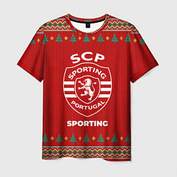 Футболка мужская Sporting new year, цвет: 3D-принт