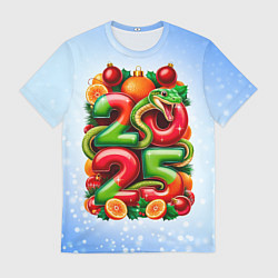 Мужская футболка Змеи к нам приходят 2025