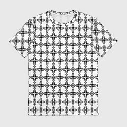 Футболка мужская Цветочная готика, цвет: 3D-принт