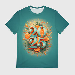 Мужская футболка Мандариновый 2025