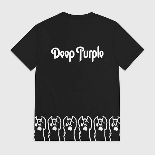 Мужская футболка Deep Purple: cat rock / 3D-принт – фото 2