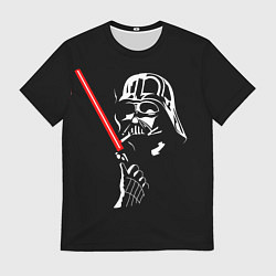 Футболка мужская Дарт Вейдер зажигалка, цвет: 3D-принт