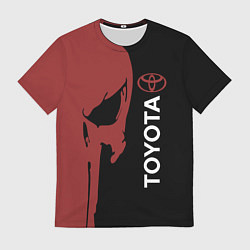 Мужская футболка Toyota и череп