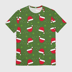 Мужская футболка Шапка Санты