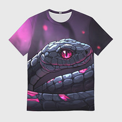 Футболка мужская Механическая змея, цвет: 3D-принт