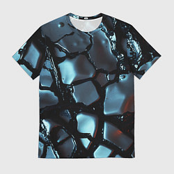 Мужская футболка The liquid substance is grey