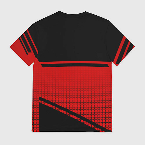 Мужская футболка Россия герб геометрия / 3D-принт – фото 2