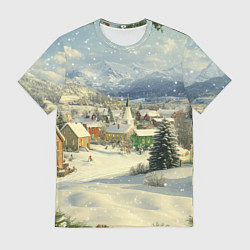 Мужская футболка Дух рождества