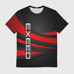 Мужская футболка Exeed - красные линии