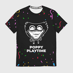 Футболка мужская Poppy Playtime конфети, цвет: 3D-принт