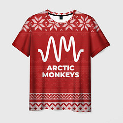 Футболка мужская Новогодний Arctic Monkeys, цвет: 3D-принт