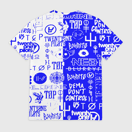 Мужская футболка Twenty one pilots лого / 3D-принт – фото 2