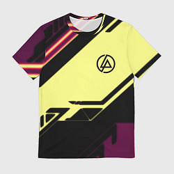 Мужская футболка Linkin park geometry steel