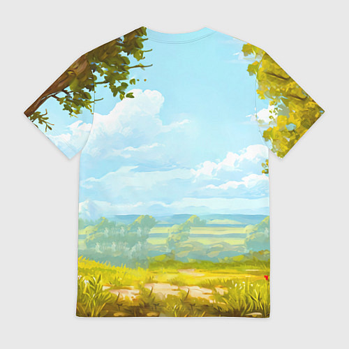 Мужская футболка Петушок / 3D-принт – фото 2