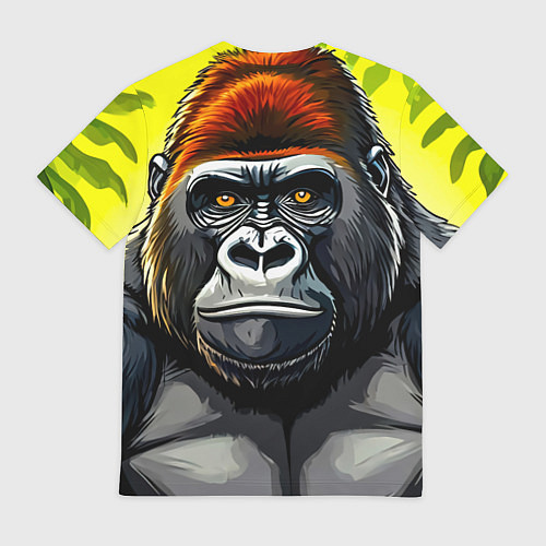 Мужская футболка Огромная горилла / 3D-принт – фото 2