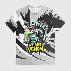 Футболка мужская Rick-Venom and Morty - meme, цвет: 3D-принт