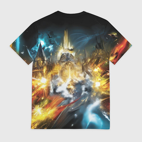 Мужская футболка Гарри Поттер и магия / 3D-принт – фото 2