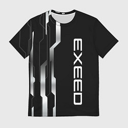Мужская футболка Exeed - металлические полосы